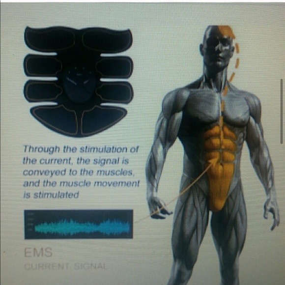 Abs stimulator portable muscle trainer with rhyth - Picture 3 of 5